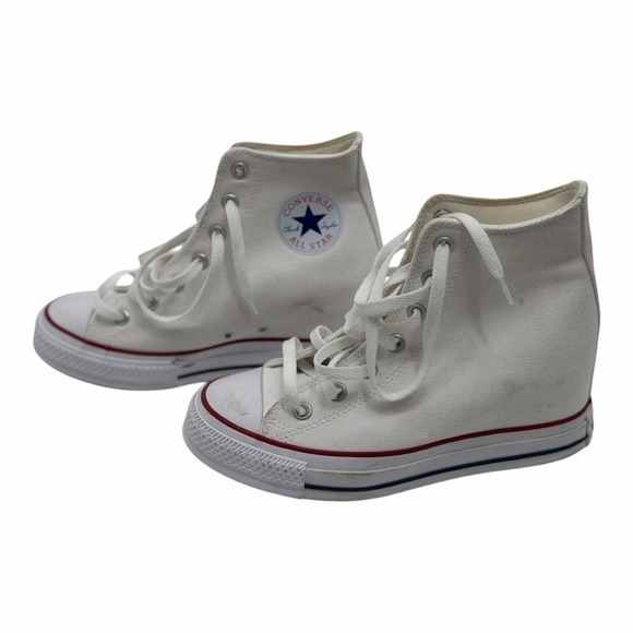Converse Chuck Taylor All Star White High Top Sneakers Classic NWOB - Picture 6 of 9
